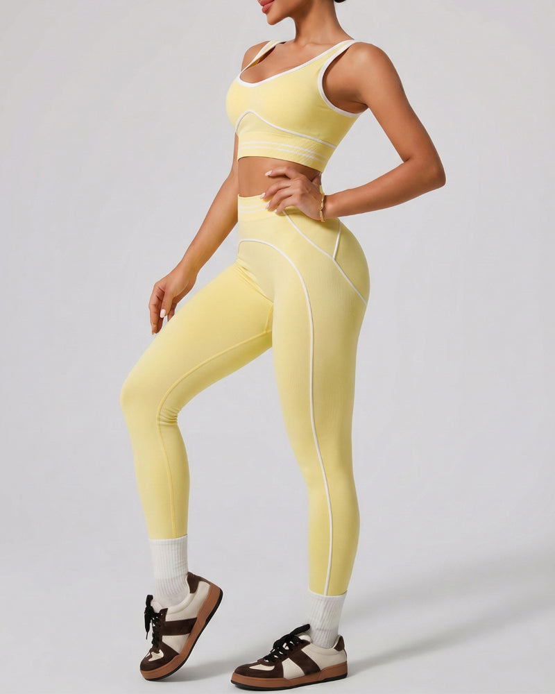 Set Sport Tank Taille Haute Yoga