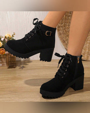Bottines À Plateforme Chunky