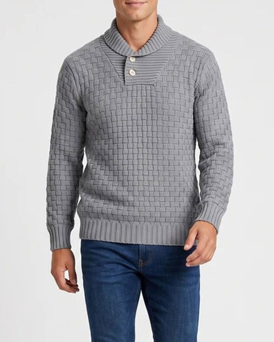 Pull-Over Homme À Carreaux Décontracté