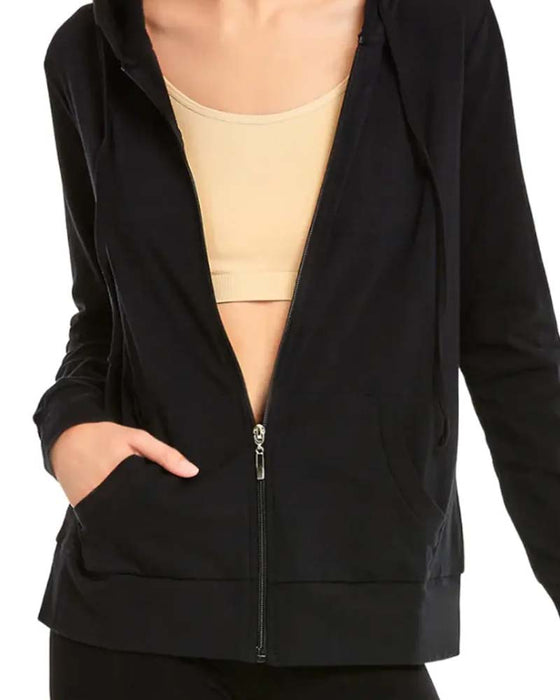 Manteau Fermeture Éclair Cordon Capuche