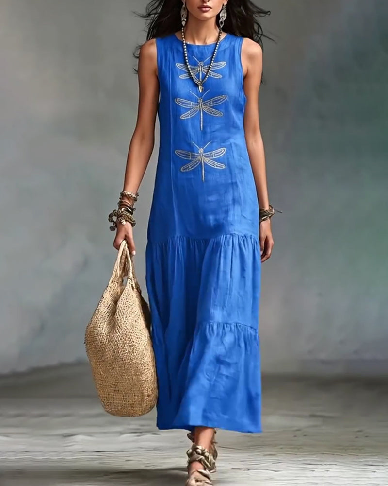 Robe Ourlet A Sans Manches Longue
