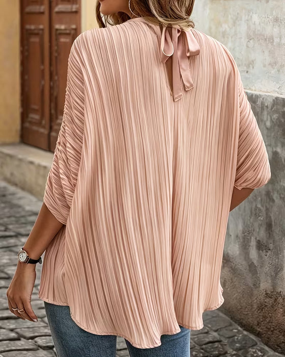 Blouse Manches Courtes Uni