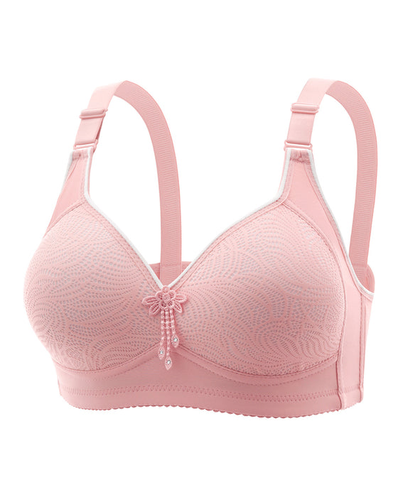 Soutien-Gorge Sexy Sans Armatures À Motif Floral