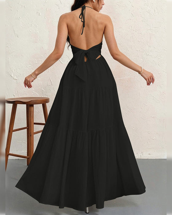Robe Mode Unie Halter