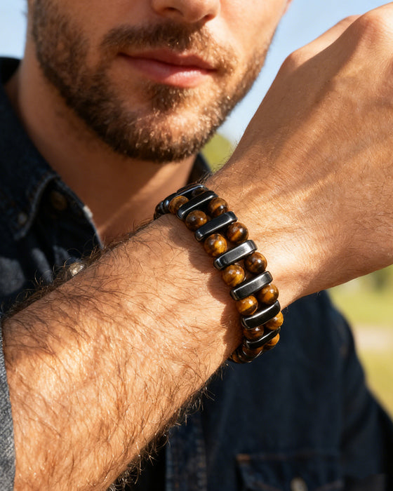 Bracelet En Pierre Naturelle Œil De Tigre