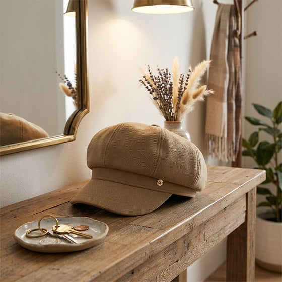 Casquette Newsboy De Style Britannique