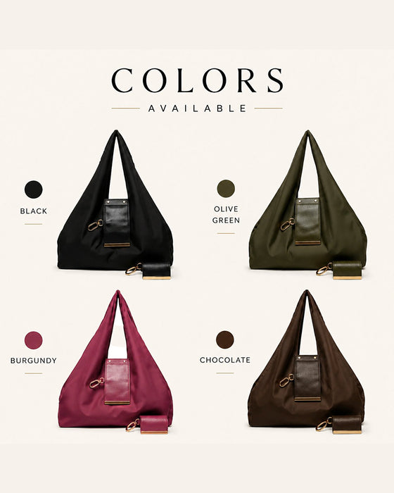 Sac Transformable Charm – Tote En Cuir Vegan Élégant & Charm Porte-Clés