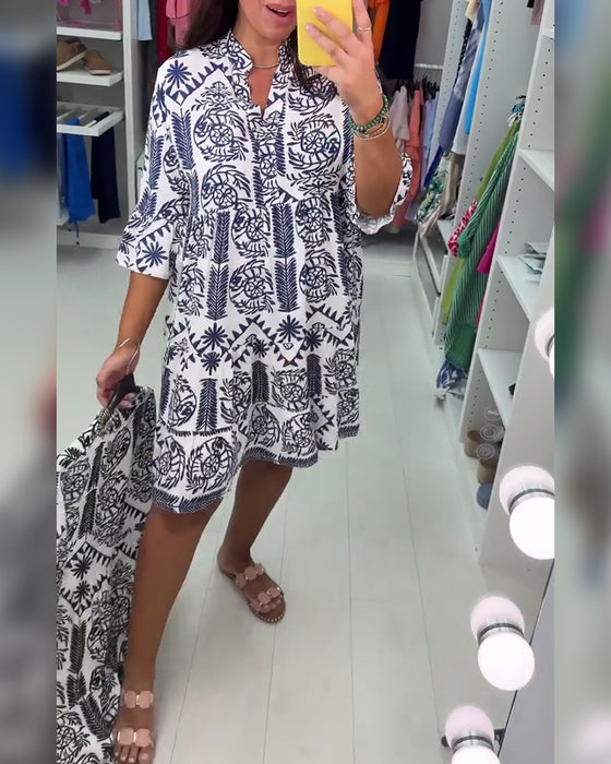 Robe Fashion Street imprimé