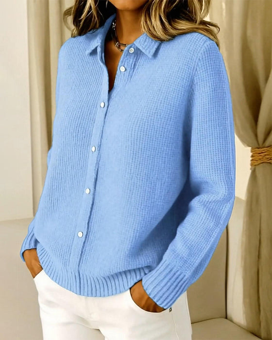 Gilet Mode À Col À Revers Avec Bouton