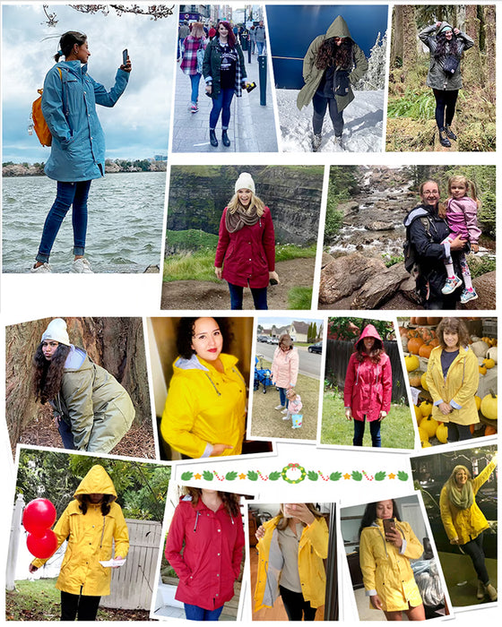 Veste Pour Femmes Avec Caractéristiques Étanche À L'eau Et Au Vent