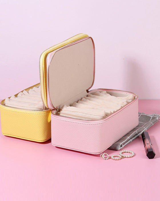 Boîte À Bijoux De Voyage Avec Petites Poches