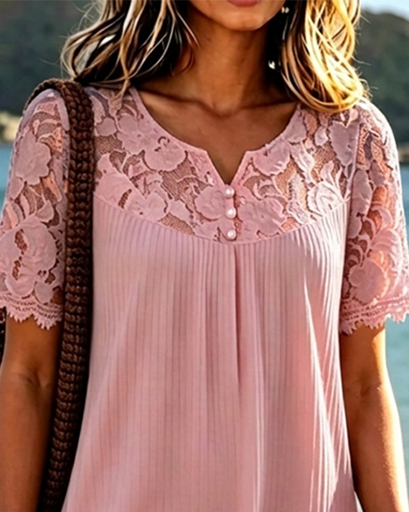 Robe Découpée Patchwork