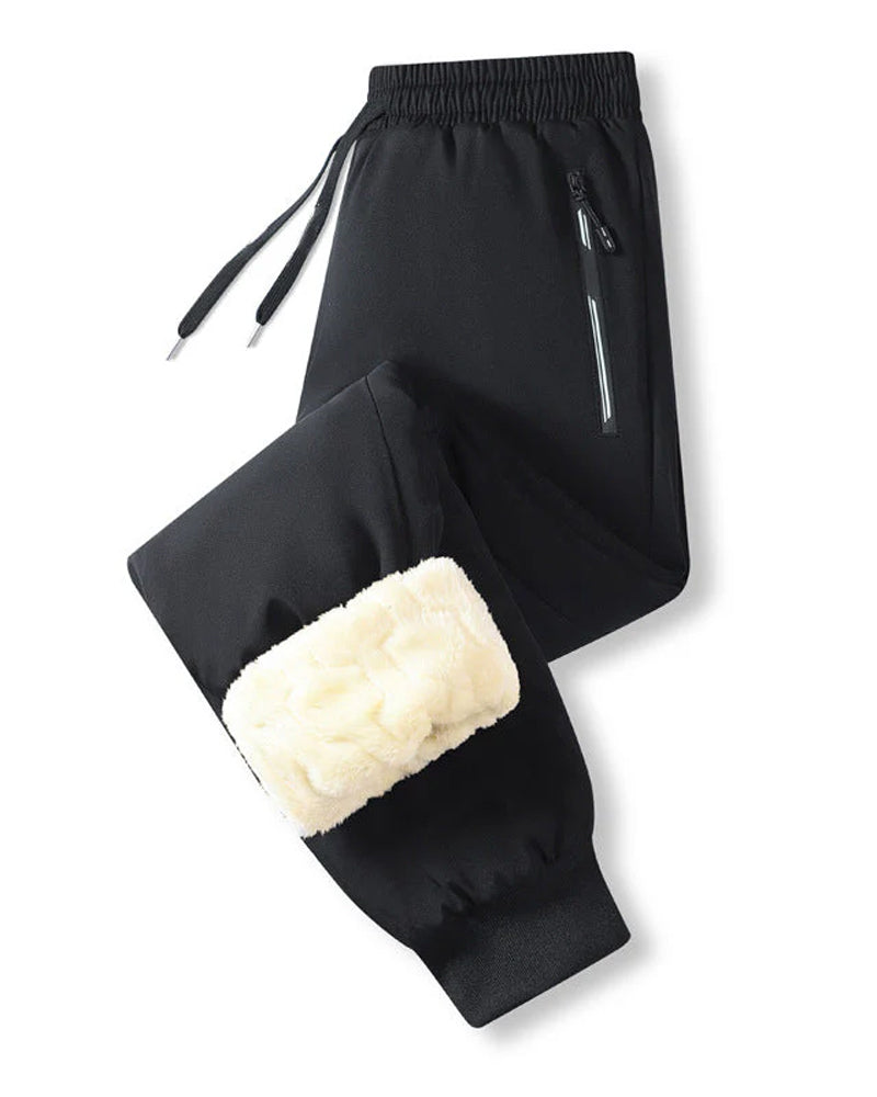 Pantalon Homme Doublure Chaude Imperméable Cordon