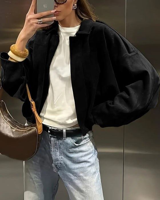 Veste Mode Suède Revers