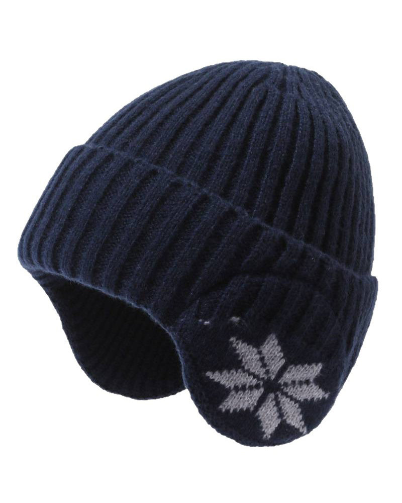 1 pièce Bonnet d’Hiver pour Femme Doublé en Polaire avec Oreilles en Polaire