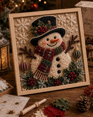 Kit DIY Tissu De Feutrage À L'aiguille De Noël