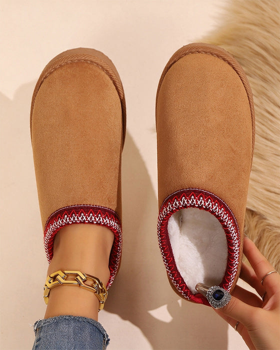 Femme Chaussons Slip-On