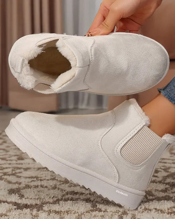 Bottes Femme Épaisse Semelle Hiver Neige