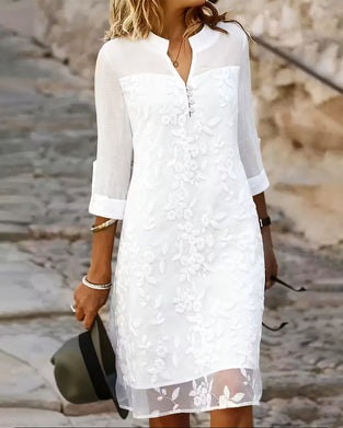 Robe Résistante Brodée Unie