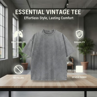 T-Shirt Homme Vintage Loose
