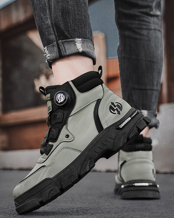 Chaussures Homme Outdoor Boucle Tournante Travail 🔄👞 – Imperméable 💦, Anti-dérapant 🚶‍♂️, Confortable , Respirant 🌬️