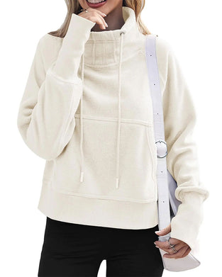 Sweatshirt Décontracté Cordon De Serrage Pullover