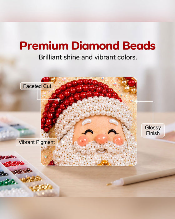 DIY Étoile À Cinq Branches Peinture Diamant Sommet De Sapin De Noël