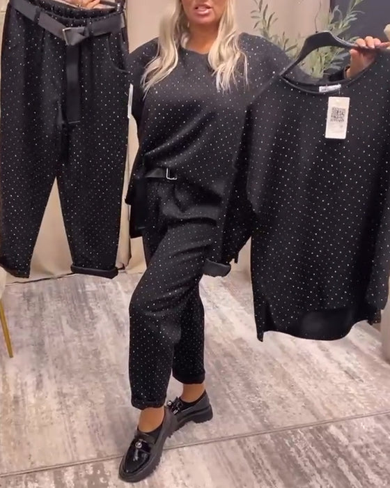 Costume Col Rond Tempérament Loisirs