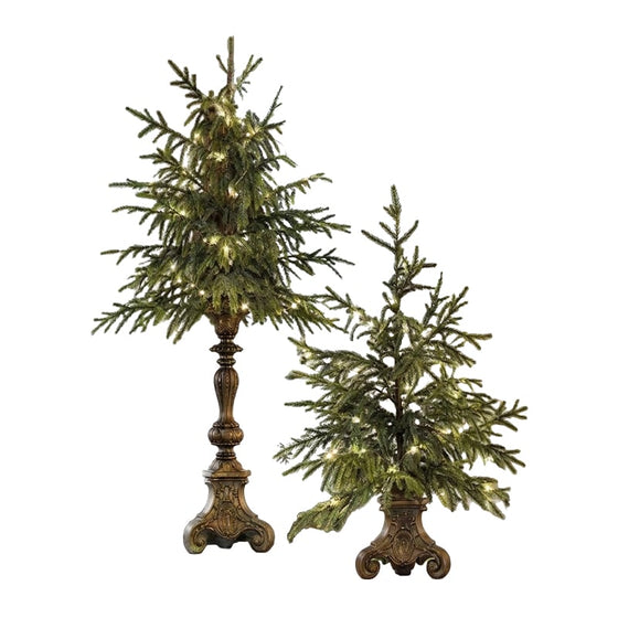 Sapin de Noël de table éclairé