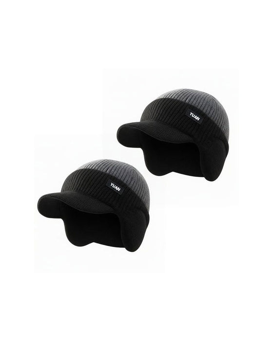 Bonnet Thermique Coupe-Vent D'hiver Avec Visière