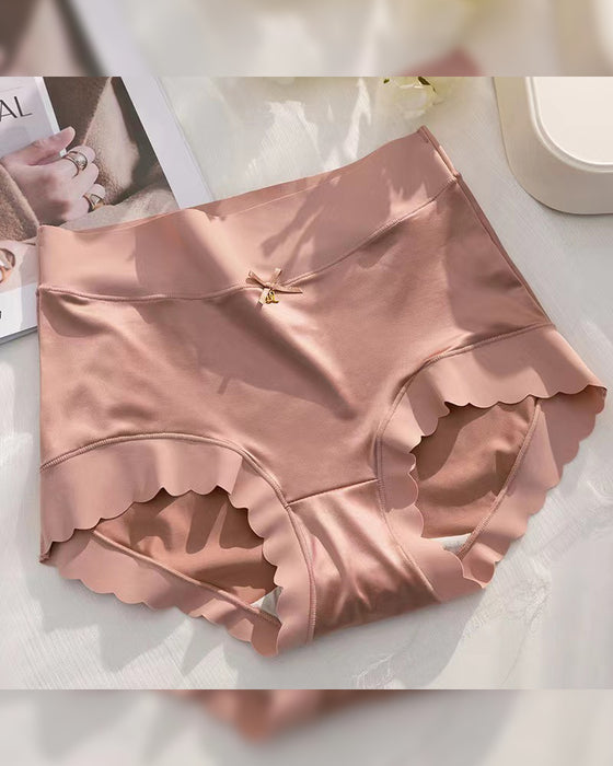 Lingerie Motif Vague Soie Glacée