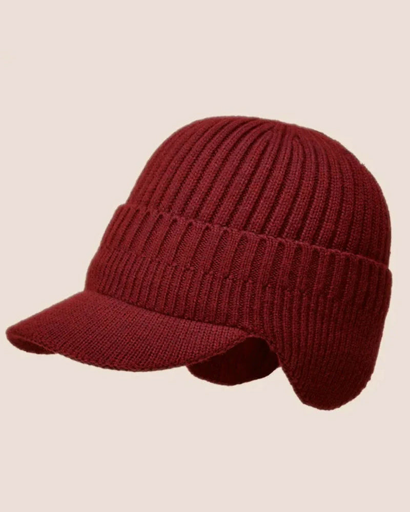 Chapeau Extérieur Équitation Élastique Chaud Protection Oreilles Tricoté