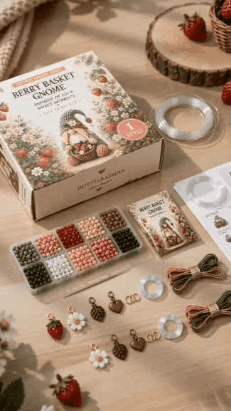 🔥 💕Collection Coffret Diy Gnome Douillet – Collectionnez Les 7 Gnomes