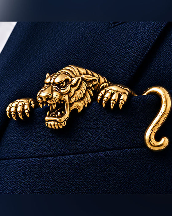 ✨ Broche Luxe Sculpté Animal