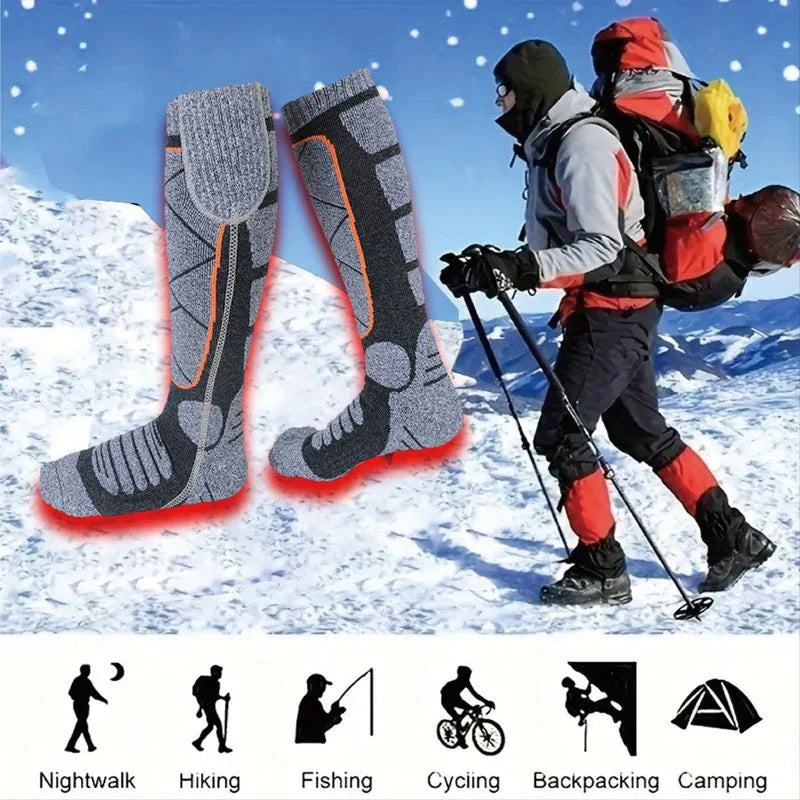 Chaussettes Chauffantes À Batterie Universelles Lavables