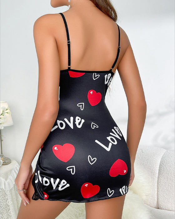 Robe Sexy Bretelles Spaghetti Nuit