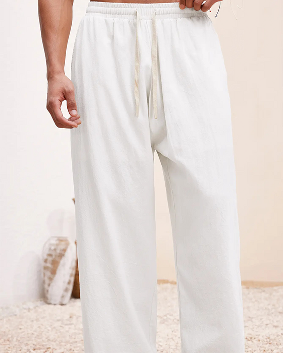Pantalon Homme Décontracté Jambe Droite