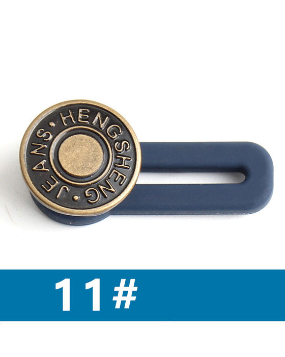 Bouton De Rallonge De Taille À Ressort En Métal Pour Jean