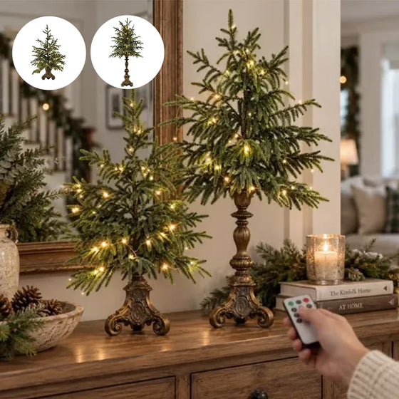 Sapin de Noël de table éclairé