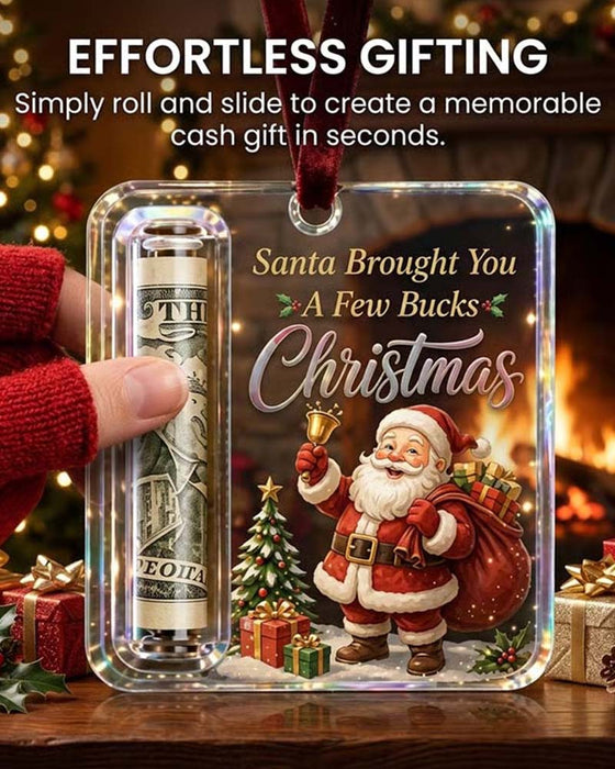 Noël Argent Cadeau Ornement