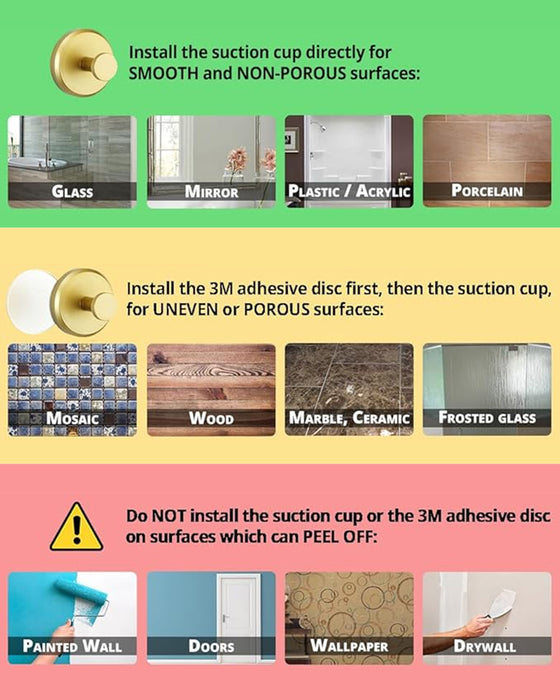 Soldes de Noël 🎄 Crochets à Ventouse Améliorés 2025