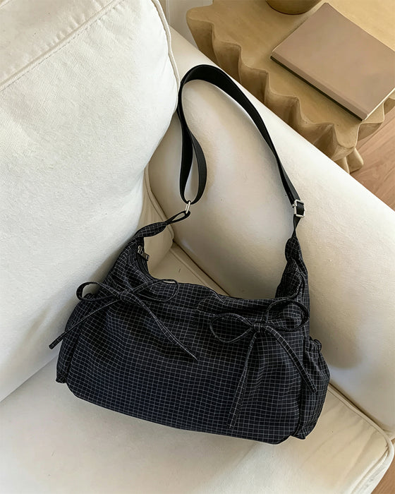 Sac Nœud Carreau Crossbody