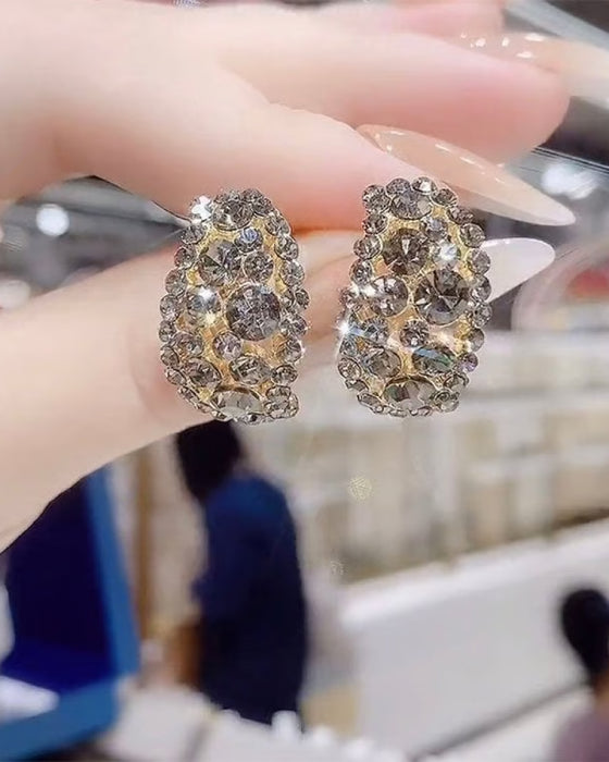 Boucles D'oreilles Diamants De Laboratoire Cerceau