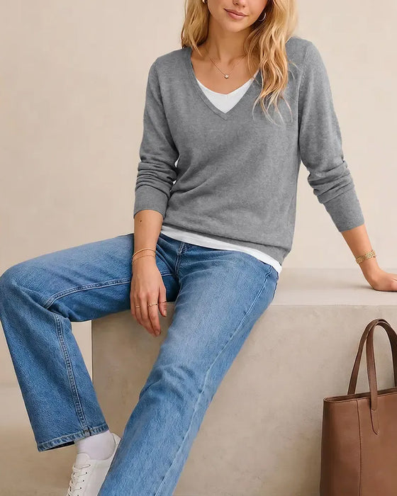 Pull Décontracté Faux Deux Pièces