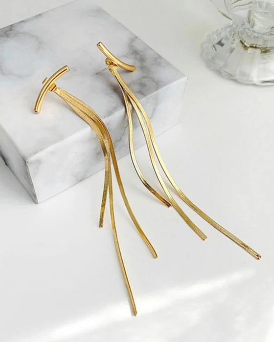 Boucle D'oreille Pendentif En Fil