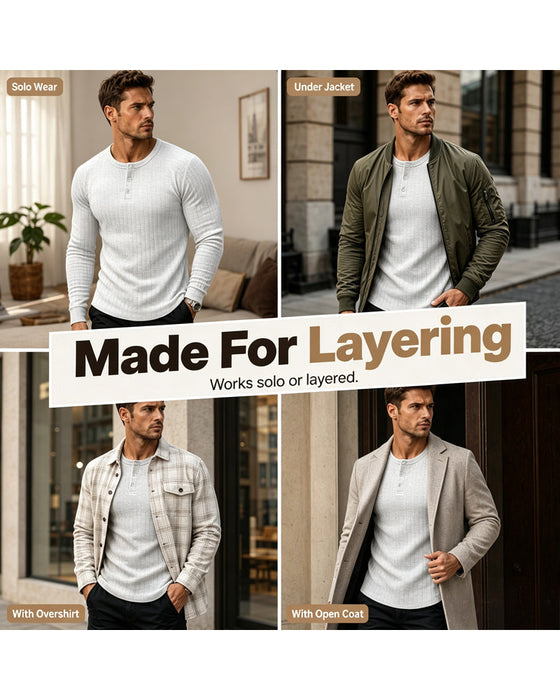 T-Shirt Rayure Verticale Manche Longue