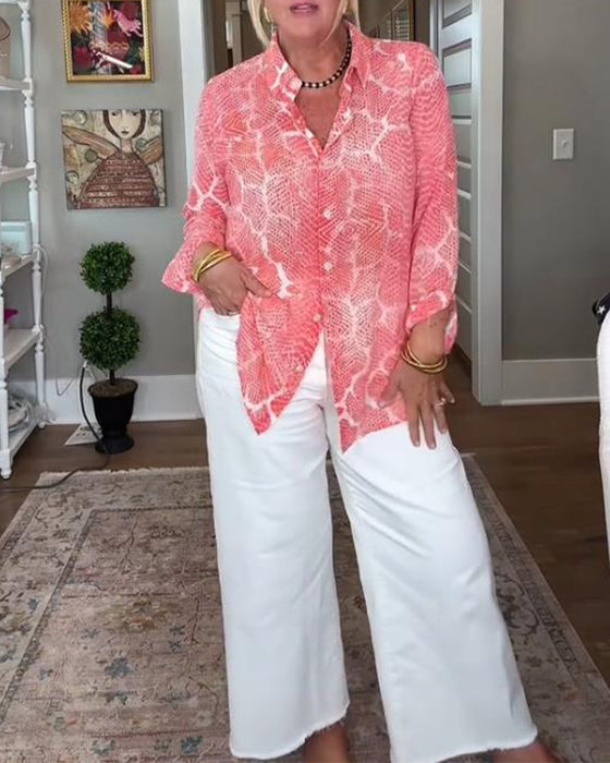 Blouse Avec Boutonnée Et Texturée Caractéristiques