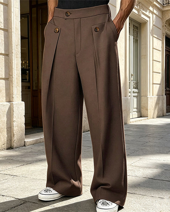 ⏰ Pantalon Homme Jambe Droite Anti‑Rides 👖