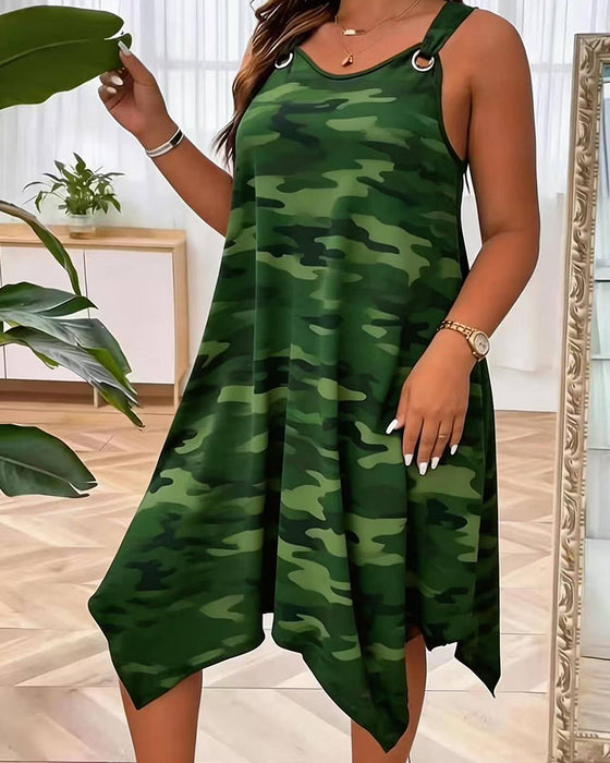 Robe Anneau Métallique Camouflage