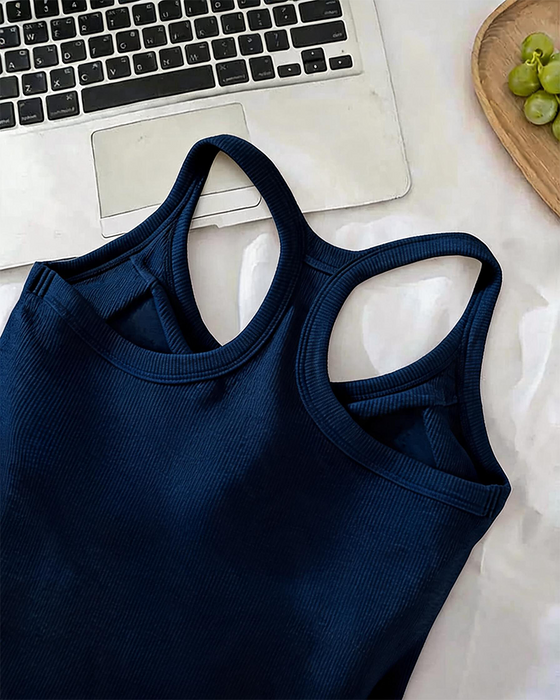 Débardeur Soutien-Gorge Intégré Côtes Unie